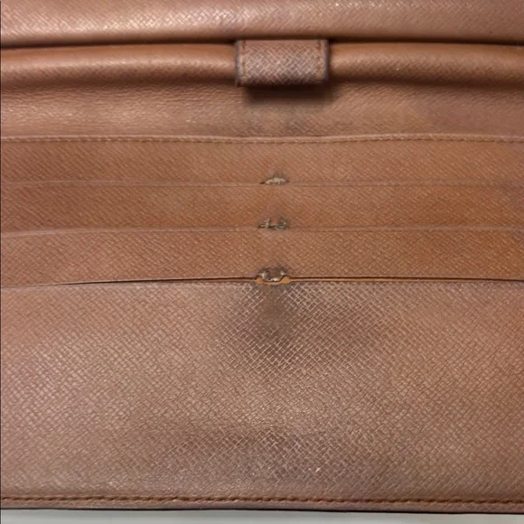 Louis Vuitton Authentic Dark Brown Monogram Porte Tresor long Wallet - Picture 6 of 11